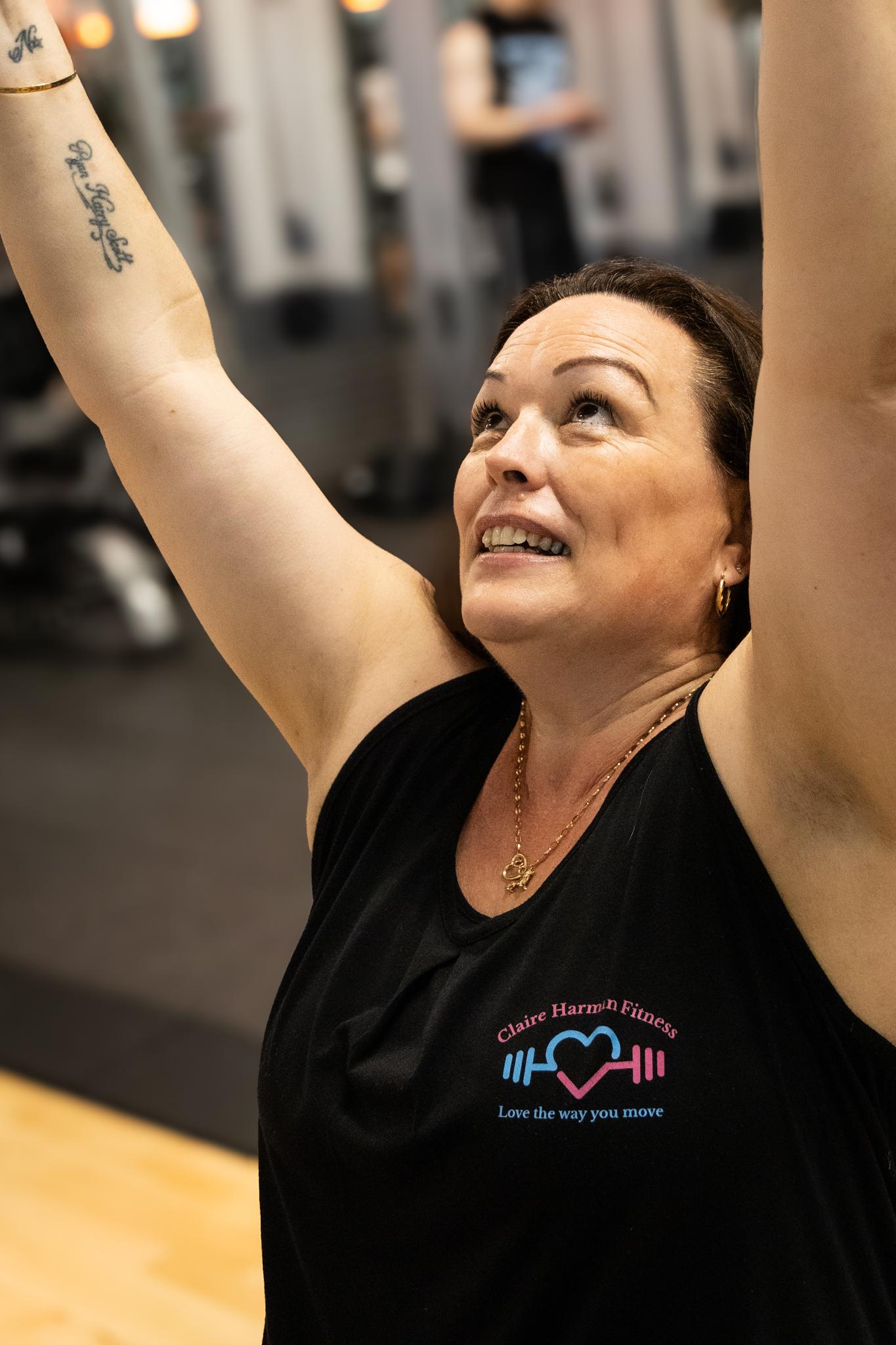 Claire strength training